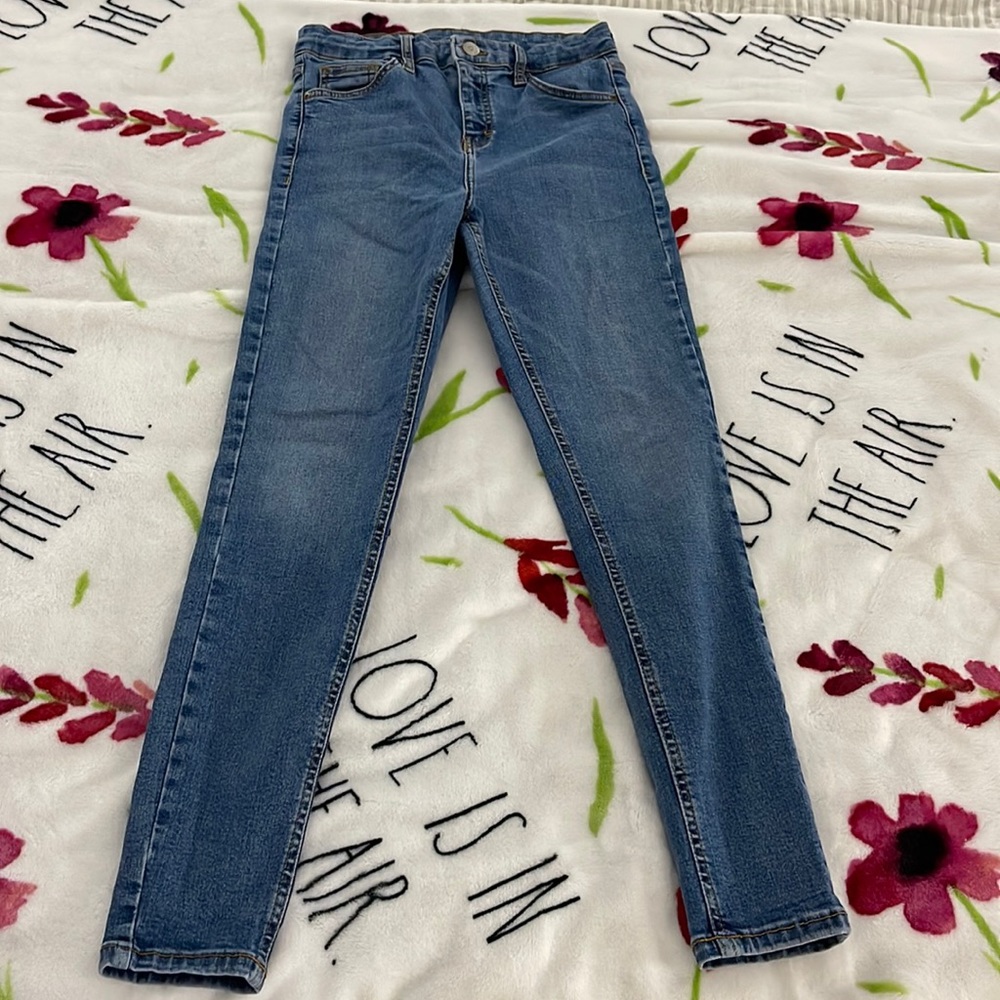 Topshop high waisted skinny jeans